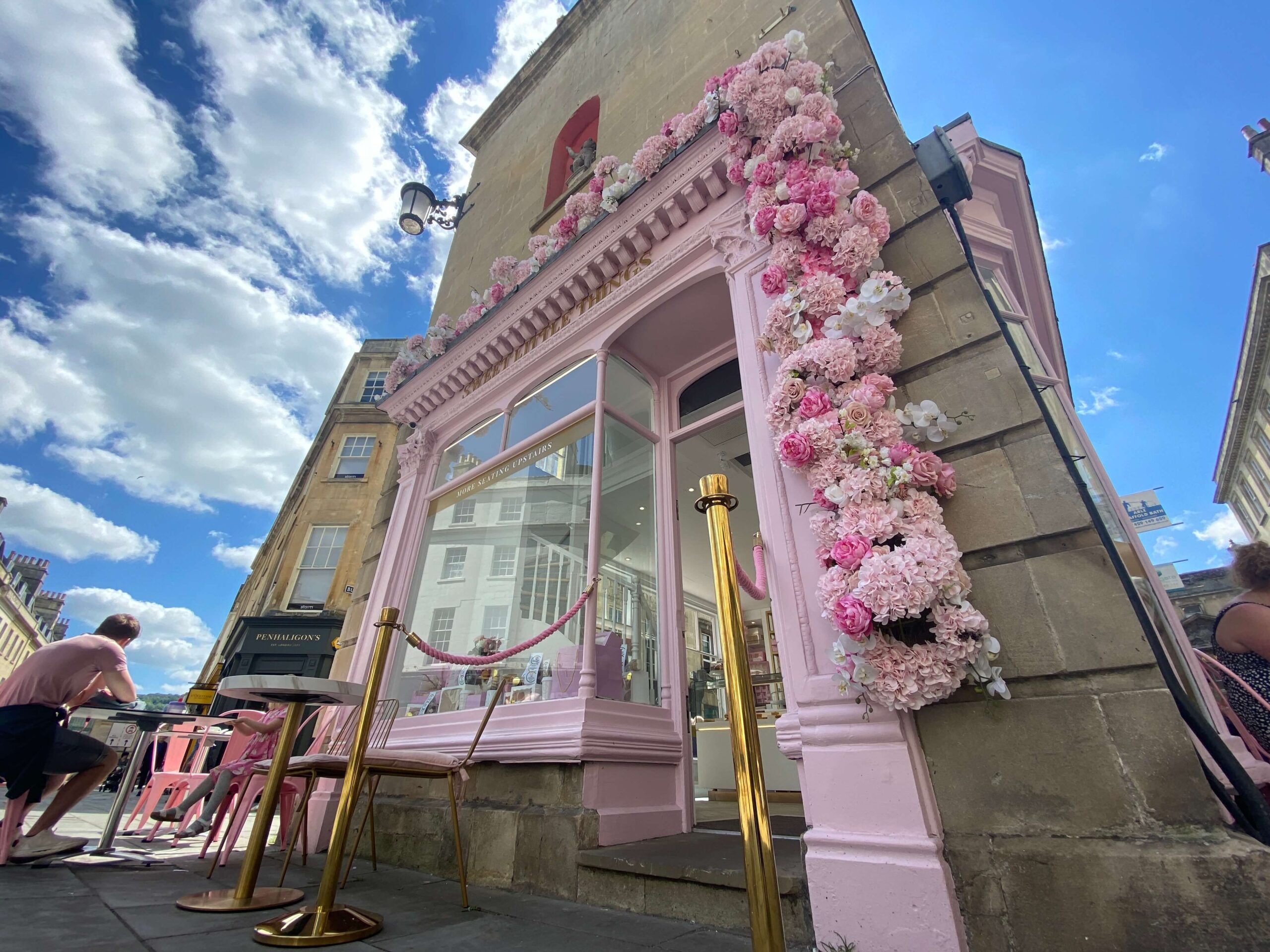 Sweet Little Things - Tea Room and Bakery featuring Afternoon tea in a beautiful pink tea room
